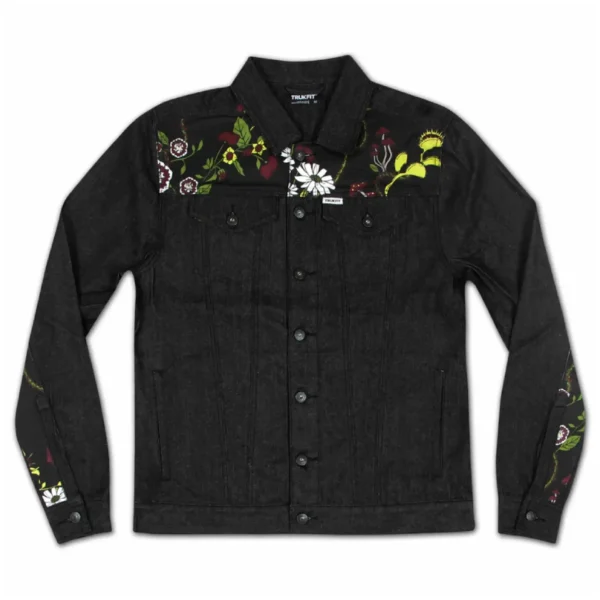 Black Trukfit Fly Trap Denim Jacket