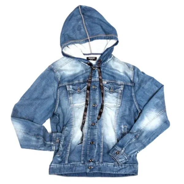Blue Trukfit Knit Indigo Hooded Jacket