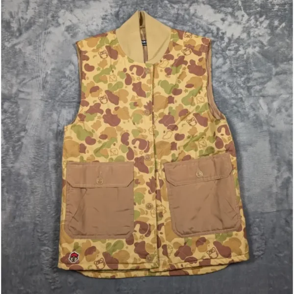 Camoflauge Trukfit Button-Up Vest