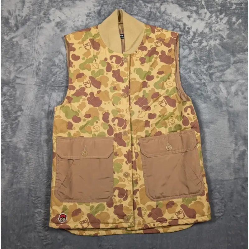 Camoflauge Trukfit Button-Up Vest