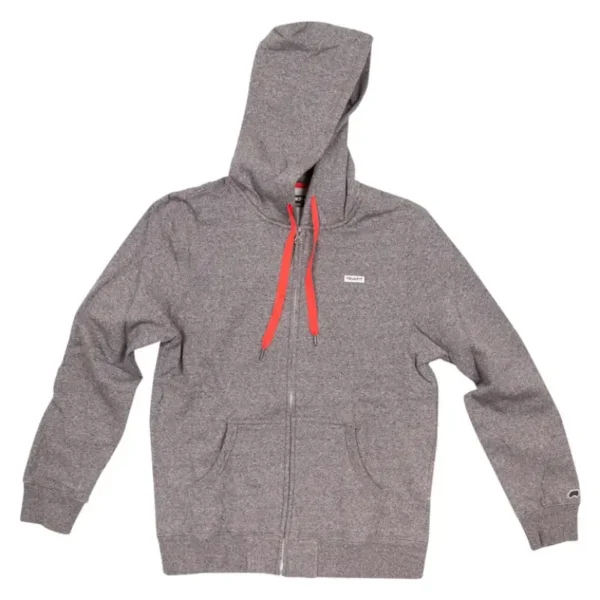 Grey Trukfit Full-Zip Hoodie Jacket