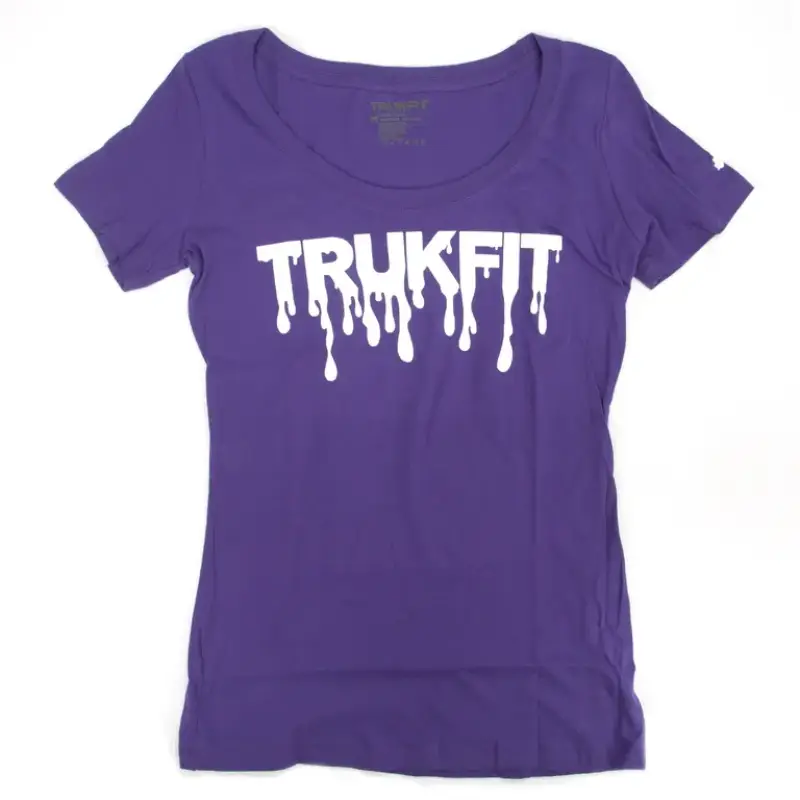 Purple-Rush-Trukfit-Hd-Logo-Drip-Jr-T-Shirt-Trukfit.webp Purple Rush Trukfit HD Logo Drip Jr. T-Shirt - Image 1