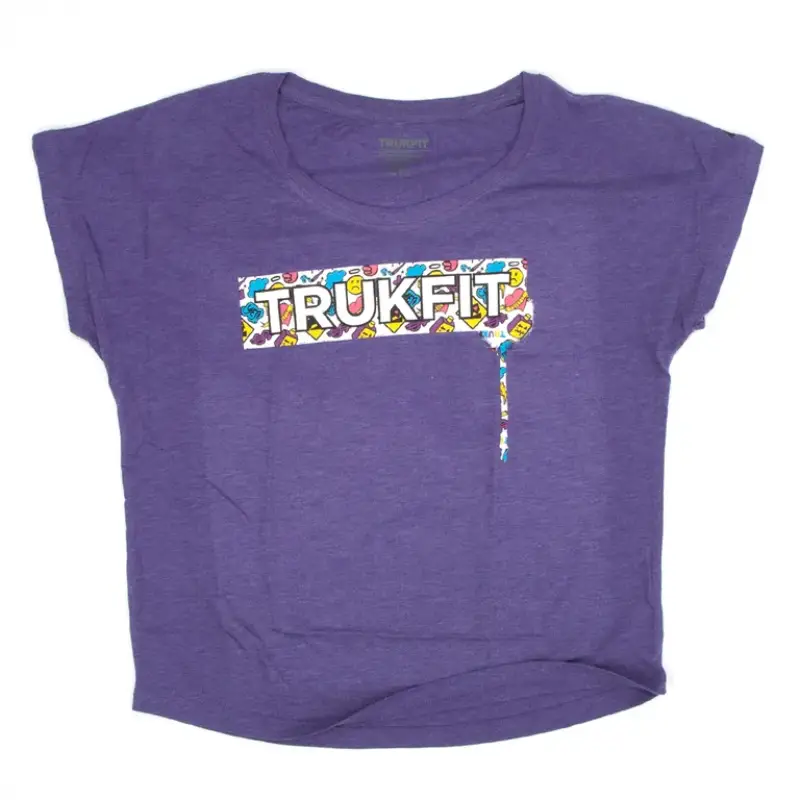 Purple-Rush-Trukfit-Print-Drip-Jr.-T-Shirt-Trukfit.webp Purple Rush Trukfit Print Drip Jr. T-Shirt - Image 1