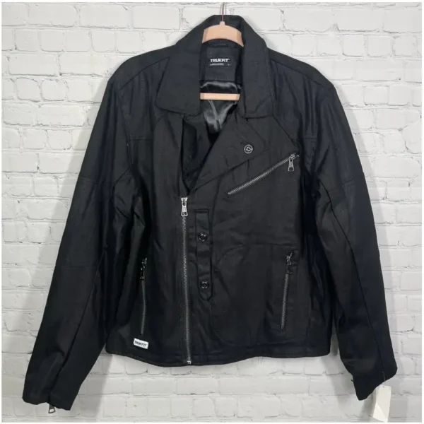 Trukfit Black Bomber Zip-Up Jacket