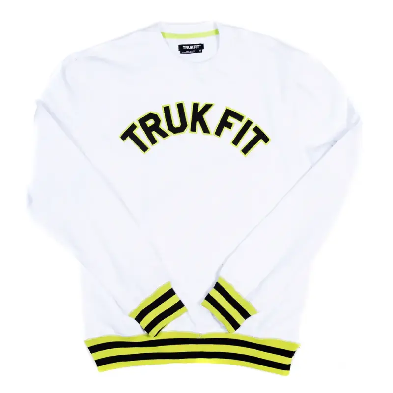 Home 22 White Trukfit Crew Core Sweatshirt