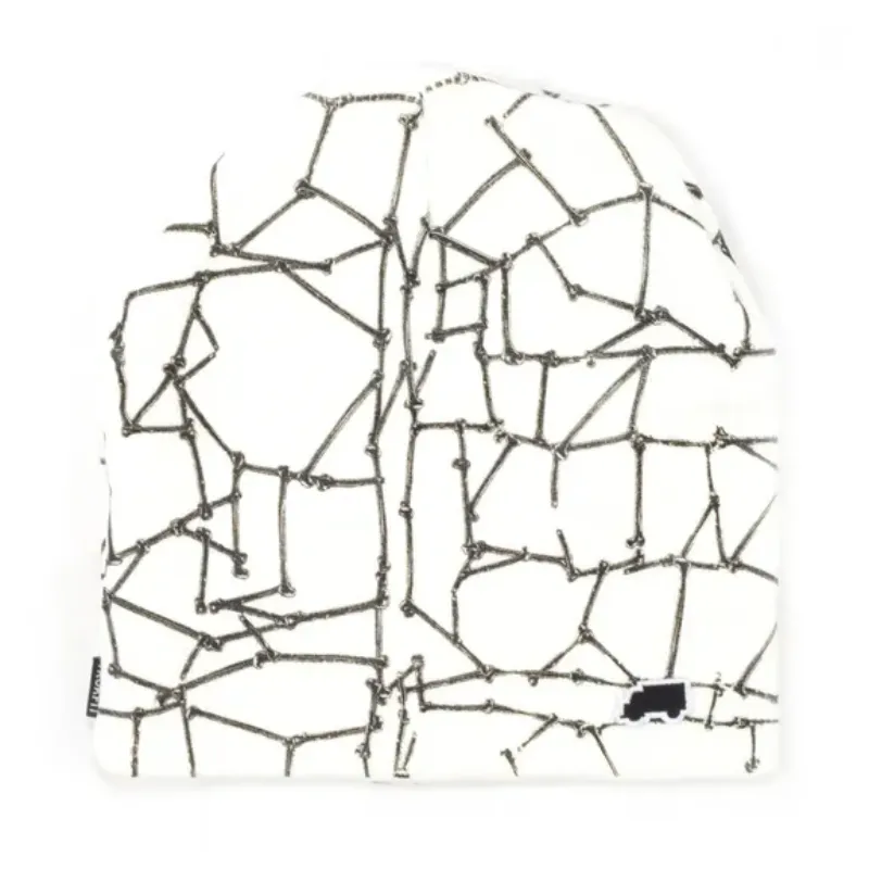 White-Trukfit-Bones-Beanie-Trukfit.webp White Trukfit Bones Beanie - Image 1