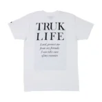 White Trukfit Don't Judge T-Shirt Back View