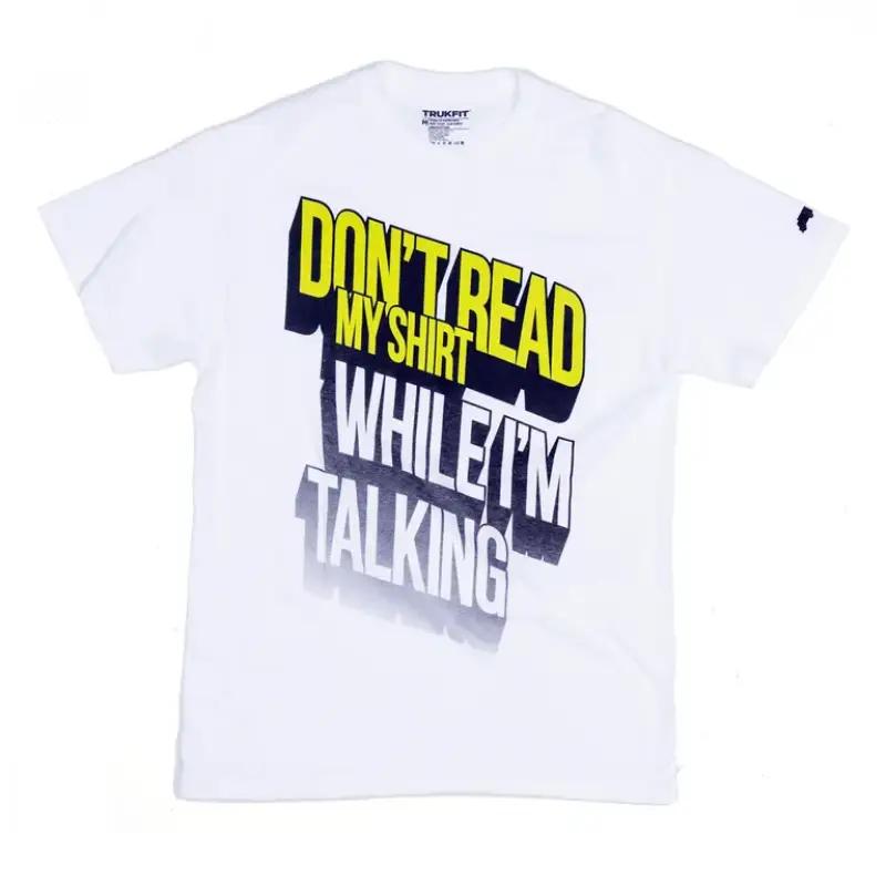 White-Trukfit-Im-Talking-T-Shirt-Trukfit.webp White Trukfit I'm Talking T-Shirt - Image 1