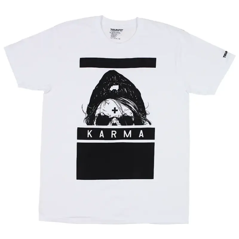 White-Trukfit-Karma-T-Shirt-Trukfit.webp White Trukfit Karma T-Shirt - Image 1