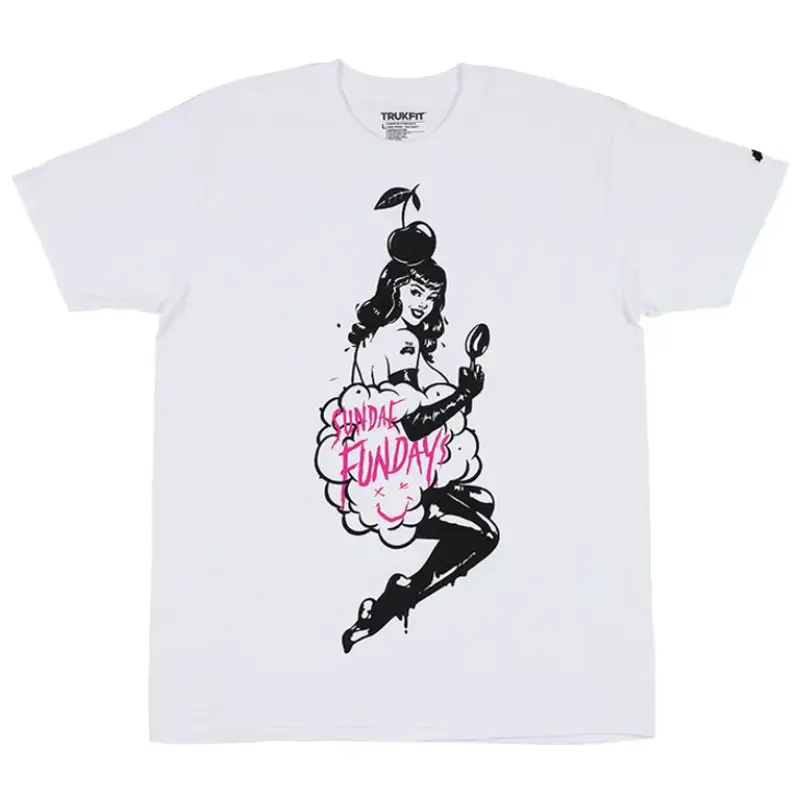 White-Trukfit-Sundae-Funday-T-Shirt-Trukfit.webp White Trukfit Sundae Funday T-Shirt - Image 1