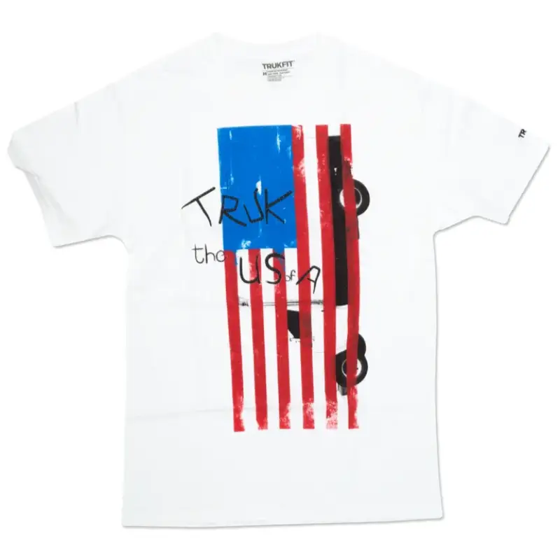 White-Trukfit-The-Us-Of-A-T-Shirt-Trukfit.webp White Trukfit The US of A T-Shirt - Image 1