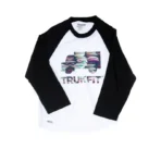 White Trukfit Truk Logo Raglan Shirt - Image 2
