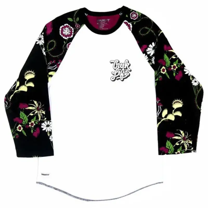 White_Black-Trukfit-Fly-Trap-Raglan-Shirt-Trukfit.webp White/Black Trukfit Fly Trap Raglan Shirt - Image 1