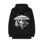 Black Lil Wayne Funeral Hoodie Back