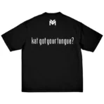 Black Lil Wayne Kat Got Your Tongue T-Shirt Back